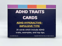 Load image into Gallery viewer, ADHD Hyperactive-Impulsive traits cards
