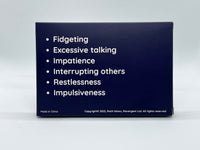 Load image into Gallery viewer, ADHD Hyperactive-Impulsive traits cards

