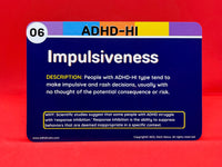 Load image into Gallery viewer, ADHD Hyperactive-Impulsive traits cards
