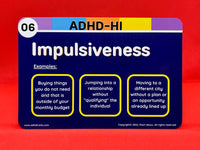 Load image into Gallery viewer, ADHD Hyperactive-Impulsive traits cards
