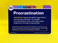 Load image into Gallery viewer, ADHD Inattentive Type traits cards
